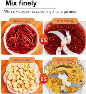 Hachoir à viande électrique professionnel domestique en acier inoxydable, petit modèle 2L 3L 5L, pour usage domestique - Product Image 5