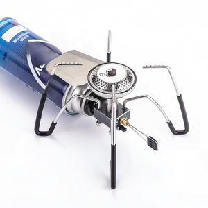 Réchaud à <span class=keywords><strong>gaz</strong></span> pliable portable pour le <span class=keywords><strong>camping</strong></span> avec carburant au butane, haute puissance, utilisation en extérieur, alternative à SOTO, capacité de 3 à 5 personnes, déflecteur de vent - Product Image 4