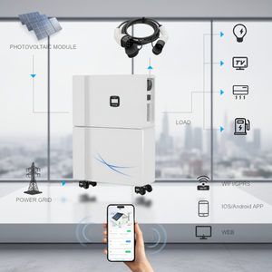 Nouvelle station de <span class=keywords><strong>charge</strong></span> solaire hybride hors réseau Shipstrive 7KW |   Batterie LiFePO4 + Photovoltaïque + Véhicule Électrique - Product Image 3