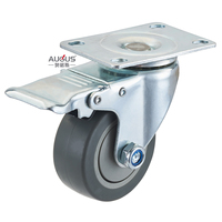 Roues en TPR de 3, 4 et 5 pouces pour chariot ou chariot à outils