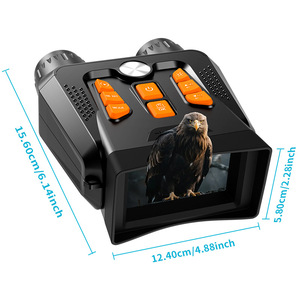 Jumelles numériques 4K infrarouges haute définition pour l'extérieur, observation des oiseaux, télescope transfrontalier, dispositif de vision nocturne - Product Image 1