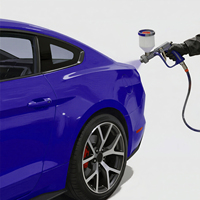 Revêtement automobile MEI à application par pulvérisation acrylique 1K haute brillance, à forte adhérence, emballage personnalisé, palettisé, qualité supérieure