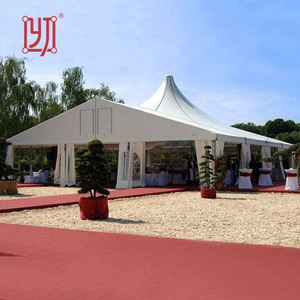 เต็นท์งานเทศกาลขนาด 20 x 40 เมตร แบบหลังคาสูง ดีไซน์พิเศษจากจีน ยี่ห้อ Yijin Custom - Product Image 1