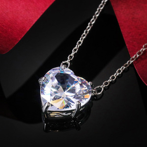 Collana con Ciondolo a Cuore per Donne, Elegante Catena per Clavicola, Gioielli alla Moda - Product Image 3
