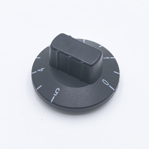 Interrupteur rotatif noir avec bouton de minuterie de 5 minutes, pièces pour gaufrier à œufs - Product Image 1