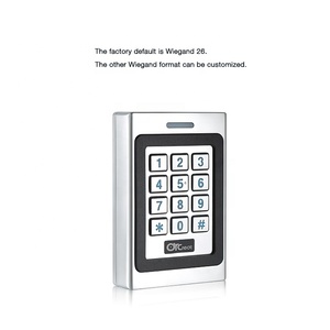 Bàn Phím Kim Loại Ngoài Trời Chống Thấm Nước 13.56Mhz NFC RFID W26 Wiegand Proximity IC Card <span class=keywords><strong>Reader</strong></span> Đối Với Hệ Thống Kiểm Soát Truy Cập - Product Image 6