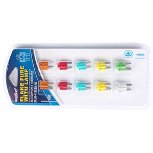 Juego de 10 Fusibles de Cuchilla Iluminados para Auto, Repuestos Eléctricos - Product Image 2