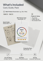 Mini-étiquette NFC personnalisable en PVC avec code QR pour téléphone, carte de visite électronique NTAG213/215 pour avis sur les réseaux sociaux
