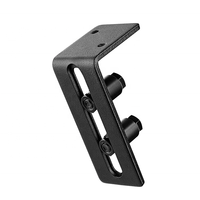 Rouleau de guidage inférieur noir pour quincaillerie de porte de grange