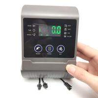 Console de vélo d'appartement avec écran numérique, support pour smartphone/tablette, moniteur de fréquence cardiaque, compteur de vitesse - Équipement de fitness électronique