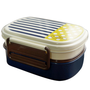 Bangduo Plastic <b>Lunch</b> <b>Box</b> Rectangular Double Layer <b>Microwaveable</b> Student Bento <b>Box</b> Stripe Pattern Children Use - Product Image 5