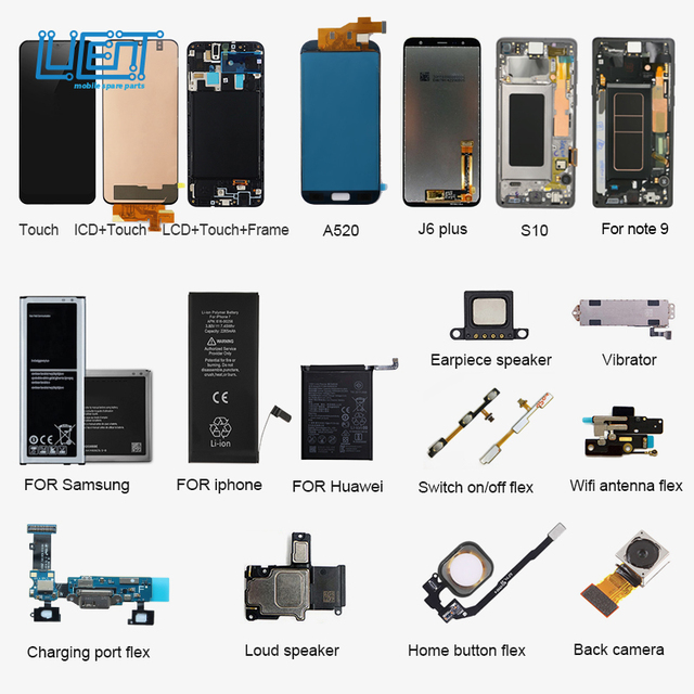 For samsung Celulares Factory Wholesale for Mobile Phone LCD Display Source Factory All Brands Parts Digitizer Assembly