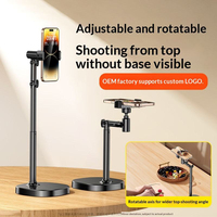Support de téléphone universel réglable en alliage d'aluminium pour tablette et mobile, rotatif à 360°, support de table