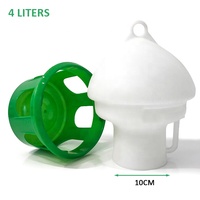 PP plastique 1.5L 2.5L 3.5L 5.5L 6.5L 8.5L 10L facile à nettoyer pigeon distributeur d'eau pigeon abreuvoir oiseau distributeur d'eau