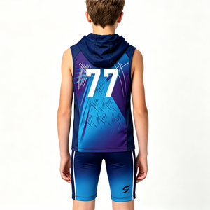 Sweat-shirts de football 7v7 personnalisables, durables et à séchage rapide, maillots de football 7V7 pour les jeunes - Product Image 3