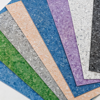 Sol de terrain de sport intérieur en vinyle PVC Long Jiao, surface rugueuse amovible, épaisseur 5 mm, écologique, absorption des chocs