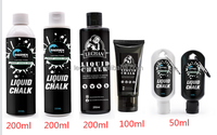 Logo personnalisé rond 50ml 100ml 200ml 250ml carbonate de magnésium Gym liquide craie sèche rapidement