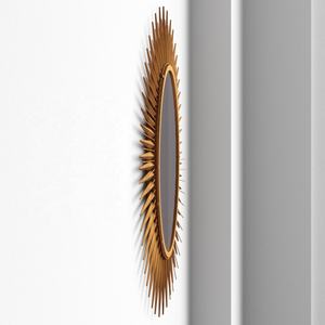 Miroir mural décoratif de luxe pour la maison miroir suspendu de noël moderne et élégant de couleur or pour la décoration de la chambre à coucher - Product Image 5