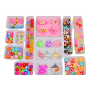 Juguetes Artesanales de Cuentas de Plástico para Tejer, Ecológicos y Hechos a Mano, para Hacer Pulseras y Joyería - Regalo Perfecto para Niños en Edad Preescolar <span class=keywords><strong>XILE</strong></span> - Product Image 3