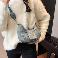 Sac à bandoulière minimaliste tendance coréenne 2024, sac pour femme, sac à main de luxe pour femme, nouvelle collection 2024.