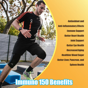 Immuno 150, complément alimentaire quotidien pour renforcer l'immunité, extrait d'herbes, 70 types de minéraux végétaux mélangés, 12 types de vitamines, capsules pour adultes - Product Image 2