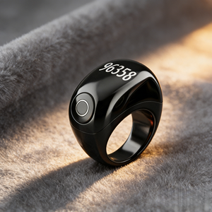 อุปกรณ์อิเล็กทรอนิกส์สำหรับสวดมนต์อิสลาม แหวนนับจำนวนการสวดมนต์อัจฉริยะ ผลิตภัณฑ์อิเล็กทรอนิกส์สำหรับนับซิกร - Product Image 1