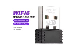 Mini 2,4 Ghz inalámbrico USB2.0 Wifi adaptador 286Mbps <span class=keywords><strong>Ethernet</strong></span> <span class=keywords><strong>6</strong></span> tarjeta de red 802.11ax USB2.0 receptor Dongle - Product Image 6