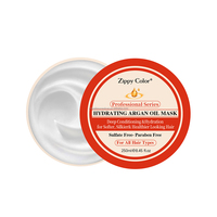 Masque lissant professionnel à l'huile d'argan hydratante, réparateur à la kératine et au collagène, sans sulfate ni parabène, pour tous types de cheveux, 250 ml