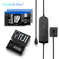 Greatlife Dent Factory Venta al por mayor Sensor de rayos X intraoral APS CMOS RVG dental tamaño 1/2 con imagen rápida, software de IA y sin necesidad de controlador