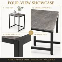 Table basse moderne de luxe avec structure en fer, plateau en bois mobile, options personnalisables, pour la maison