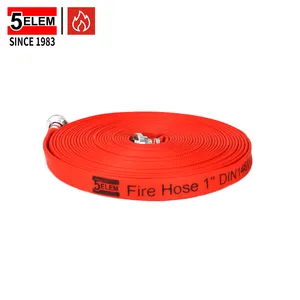 Tuyau d'incendie EPDM enduit de Polyester pour système de lutte contre l'incendie avec différentes couleurs et tailles personnalisées