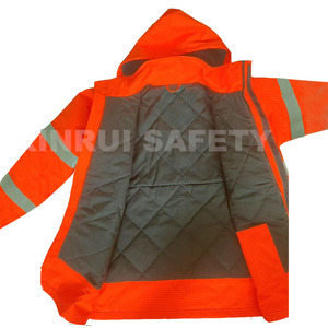 Tùy Chỉnh Polyester Không Thấm Nước Hi VIS Phản Quang An Toàn Áo Khoác Đa Chức Năng Áo Mưa Áo Khoác Biểu Tượng Tùy Chỉnh Hỗ Trợ - Product Image 3