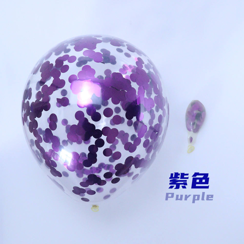 Purple sequin balloon