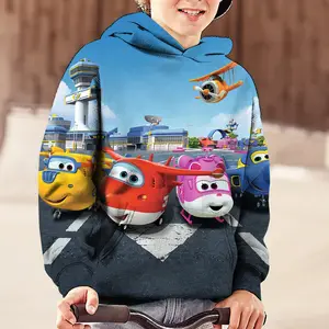 Xmas Hoodie Summer 3D Print Sweatshirt Flying Hero Ledi Animation Surrounding 3d Digital Printing Children'S Clothing Cute Hoodie