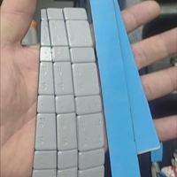 Poids de calibrage gris adhésifs pour pneus, blocs de poids pour l'équilibrage des roues automobiles, pour voitures, SUV et camions