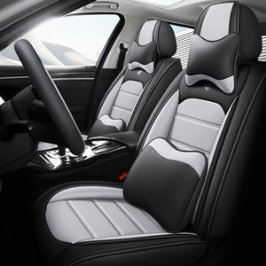 Funda de Asiento y Juego <span class=keywords><strong>Interior</strong></span> para Auto Mercury, Estilo Ejecutivo de Lujo, Cuero Premium, Juego Completo de 16 Piezas, para Todas las Temporadas, para Mujer - Product Image 4