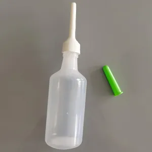 Enema Bottle Supply 120ml LDPE Plastic Enema Bottle With Soft Cap