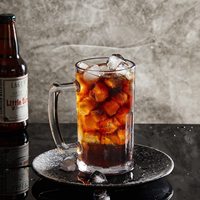 Vente en gros de chopes à bière classiques classiques classiques et incassables de 17/40oz, tasse en verre épaisse et forte pour boissons gazeuses, verre à bière pour le football