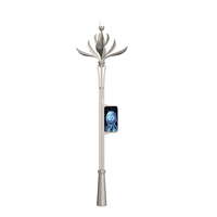 Laihong Eclairage Extérieur LED Style Chinois Lampe Magnolia Routier Municipal Projets de Paysage Eclairage de Rue Lampe Solaire