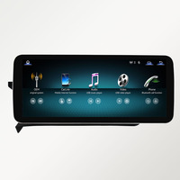 Linux 12.8 Inch Car Audio W204 W205 Pemutar DVD Mobil Layar Carplay Nirkabel untuk Mercedes Benz