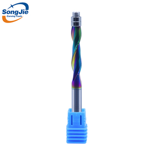 Fresa de Carburo de Óxido Personalizada 45-65 Hrc, Broca de Enrutador Cnc, Fresa de Compresión para Carpintería - Product Image 4