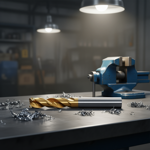 Foret hélicoïdal HSS-Co 6,6 mm, revêtement TiN, auto-centrant pour le perçage du métal - Product Image 3