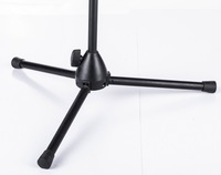 LEILEI Mikrofon Mini, MBS-2 Kaki Tripod Stabil, Dudukan Mikrofon Mini Panggung Dapat Disesuaikan Pabrikan Profesional
