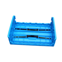 Caisses pliables empilables en PP vierge à 100 %, durables, pour le stockage des tomates et des fruits, caisses en plastique pliables
