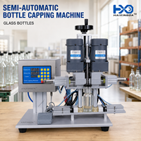 Machine de capsulage semi-automatique électrique de bureau facile à utiliser pour bouteilles de boissons, produits chimiques quotidiens et lait