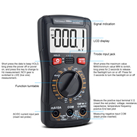 3999 comptes TRMS LCD Multimetros professionnel NCV banc multimètre électrique intelligent numérique multimètre automobile multimètres