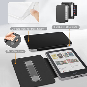 Funda Protectora Magnética Personalizada Tipo Soporte para Tablet <span class=keywords><strong>Kindle</strong></span> de 7 Pulgadas, de Cuero PU, Resistente a Golpes y Polvo, para <span class=keywords><strong>Kindle</strong></span> de 12.ª Generación - Product Image 5