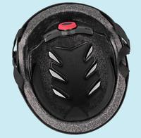Nouveau modèle de casque de sport noir en EPS écologique, durable, avec roulements ABEC-9 pour skateboard/vélo/trottinette/roller adulte et adolescent