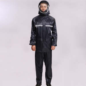 Ensemble imperméable et <span class=keywords><strong>pantalon</strong></span> de <span class=keywords><strong>pluie</strong></span> en tissu Oxford pour hommes et femmes, idéal pour la protection professionnelle en service (vente en gros) - Product Image 3