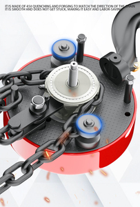 Hsz รอกบล็อกโซ่2ตันรอกโซ่มือยก3เมตร/6เมตรรอกยกโซ่มือยกสำหรับยกก่อสร้างคลังสินค้า - Product Image 6